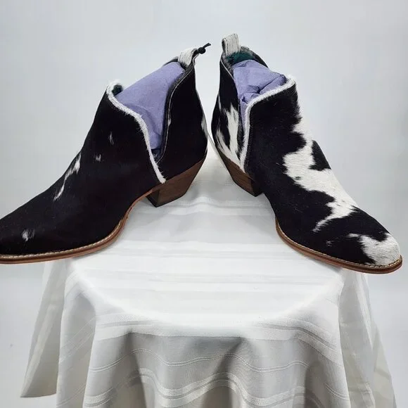 MYRA BAG Sunset Bloom Hair On Shortie Split Cowboy Boots 6-11 NWT - Picture 8 of 9